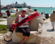 Foto mit Vereinsschal in Split