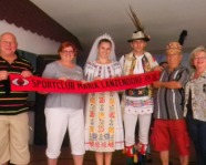 Foto mit Vereinsschal in Sulina