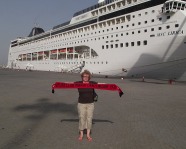 Foto mit Vereinsschal in Fujairah