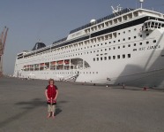 Foto mit Vereinsschal in Fujairah