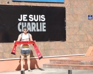 Foto mit Vereinsschal in Fort-de-France