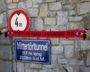 Foto mit Vereinsschal in Großglockner