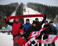 Foto mit Vereinsschal in Bad Mitterndorf