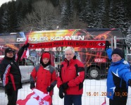 Foto mit Vereinsschal in Bad Mitterndorf