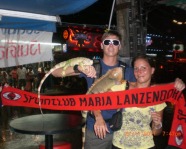 Foto mit Vereinsschal in Phuket