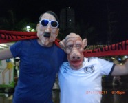 Foto mit Vereinsschal in Phuket